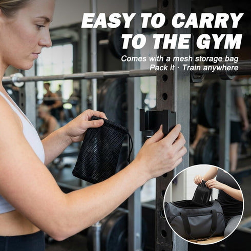 Lights Mountain 22/33 3.22 Power Rack Phone Mount, Hook-On Smartphone Holder for Squat Rack Upright, Tool-Free