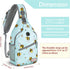 Backpack,Water Daypack ZOMAKE Sling Bag,Small Crossbody Sling Resistant Shoulder for Travel,Anti Thief Chest Bag