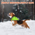 2 Pcs Reflective Dog Bandana - Neon Orange Green High Visibility Reflective Gear for Dog Safety