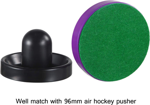 Gejoy 94 mm Hockey Paddle Pads, Self Adhesive Replacement Felt Pads for 96 mm Pushers (8)