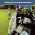 Golf Club Range Chart Card, Easy Carry Credit Card Size, Sturdy Golf Yardage Card for Seasoned Golfers
