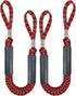 Geelu 2.5FT Bungee Dock Line, 2PCS Boat Fender Ropes for Fenders, Buoys, Docking Pontoons, Boat Accessories