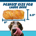 Chicken On A Stick Crunchy & Chewy Chicken Jerky Wrapped Rawhides for Dogs, Made in The USA, Jumbo Size