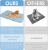 Summer Dog Cooling Mat Washable Ice Silk Self Cool Pad for Small Medium Large Dogs and Cats, Indoor & Outdoor Floor,