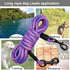 BTINESFUL Dog Tie-Out Long Tether Rope Leash, 8ft/12ft/20ft/30ft/50ft/75ft for Large Medium Small Dogs, Outdoor