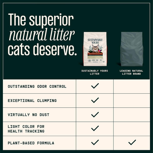 Cat Litter, Mixed-Grain Formula, 10 lbs
