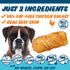 Chicken On A Stick Crunchy & Chewy Chicken Jerky Wrapped Rawhides for Dogs, Made in The USA, Jumbo Size