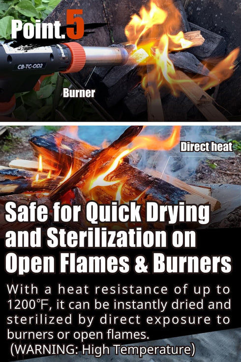 Ultralight 1/2oz 316L Stainless Steel Scrubber Cloth, Heat Resistant 1200? Quick-Drying & Sterilization for Camp Hiking