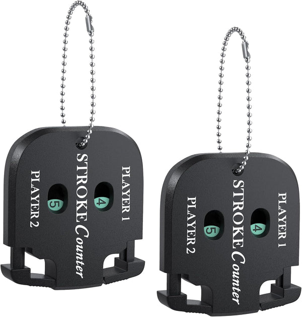 GreenHaven Mini Golf Score Clicker | Portable 2 Digit Stroke Counter for Golf Game Scorekeeper (2 Pack)
