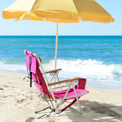 myoihomora 1 Pack Chairs,4 Backpack Outdoor Beach Lawn Position Portable Foldable Camping Chair,Lightweight Beach