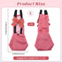 9.45 4.33 Inch CREATCABIN Pet Duck Diaper Poultry Diapers Pink Polyester Waterproof Adjustable Washable Ducking Nappy