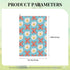Zhbvncp 16x24 Inch Eggs Bacon Microfiber Golf Towel with Carabiner Clip, Absorbent Waffle Weave Towel for Golf Bags