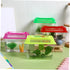 4pcs Mini Plastic Containers for Fish Tank, Mini Turtles Terrarium Decor, Reptile Feeding Box