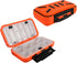 Goture Small Tackle Box, Waterproof Fishing Lure Storage Case - Orange SMALL 6.3'' X 3.5'' X 1.7''