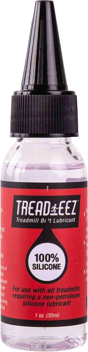 GSM Brands Treadmill Belt Lubricant - 100% Silicone Acrylic Pouring Oil, 1 oz Size for Elliptical Machines