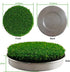 Golf Hole Cup for Backyard Practice Putting Green, Simulated Lawn and Metal Base (2 Pieces)