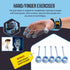 Hand Finger Strengthener by Rapid Fingers - 40lb Resistance Band Finger Strengthener for Climbing, Gaming