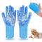 2pcs Dog Washing Gloves and Bath Brush, 2-in-1 Pet Shower Set for Dogs, Cats, Bath Massage, and Grooming