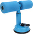 Sit-up Aid Bar for Floor, Portable Adjustable Sit Up Equipment with Foot Holder for Abdominal Muscle Exercise (blue)