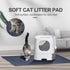 Motsamla 47" 35" Cat Litter Mat, Litter Trapping Mat Soft on Kitty Paws, x Kitten Litter Box Mat for Cleaner Floors