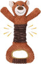 Squeaky Dog Toys for Large Dogs, Plush Tug of War Toy with Crinkle Paper, Interactive Pull Toy for All Dogs