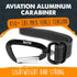 Mighty Paw Dog Seat Belt For Car Headrest - Distraction Free Driving, Heavy-Duty Aviation Grade Aluminum Carabiner