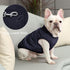 2 Layers Fleece Lined Warm Dog Jacket for Puppy Winter Cold Weather, Soft Windproof Small Dog Coat, Blue M
