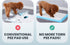 Pet Awesome Dog Potty Tray, Puppy Pee Pad Holder 25”x20” for Indoor Wee Training for Small and Medium Dogs