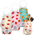 Jollywoods 3 Pack Washable Female Dog Diaper Onesie Sanitary Pantie with Adjustable Suspender,