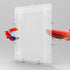 2 Pack Fish Tank Divider, Clear Plastic Aquarium Dividers with Suction Cups, Juvenile Fish Separator, 10 * 13in