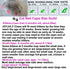 100pcs Cat Nail Caps Kitten Caps with 5pcs Adhesive Glue, 5pcs Applicators, and Instruction
