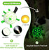 Glow in The Dark Dog Toys - Interactive Light Up Soccer Ball with Straps for Small & Medium Dogs, Puppy Gifts