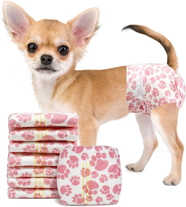 Dono Dog Diapers Female, Disposable Doggie Diapers, Super Absorbent Puppy Diapers with