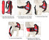 Dog Harness, Adjustable Soft Leash, Padded No Pull Harness for Small Medium Large Dogs - Red