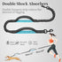 iYoShop Hands Free Dog Leash with Zipper Pouch, Dual Padded Handles for Walking, Jogging, Running (Medium, Black)