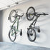 Swivel Bike Wall Mount, Space Saving Sturdy Vertical Bike Rack Holds Up to 66 lbs, Bike Storage Rack for Garage, Black