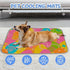 imiBBWQu Summer 27" 22" Dog Cooling Mat Colorful Easter Eggs Kuehlmatte Fuer Hunde Washable Forever Cool Pad Cat Dog