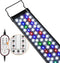 14W Aquarium Light with 24/7 Natural Mode - Adjustable Timer, Expandable Bracket, 7 Color Brightness for 12~18IN Fish