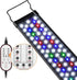 14W Aquarium Light with 24/7 Natural Mode - Adjustable Timer, Expandable Bracket, 7 Color Brightness for 12~18IN Fish