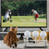 Realspring Acrylic Metal Golf Ball Display Case Golf Ball Holder with Black Base Golf Ball Stand Display Box for Golf