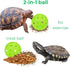 4PC 3 1 Set Turtle Toys Mini Skateboards & Treat Ball Funny Habitat Finger Skateboard Silcone Food Balls Enrichment