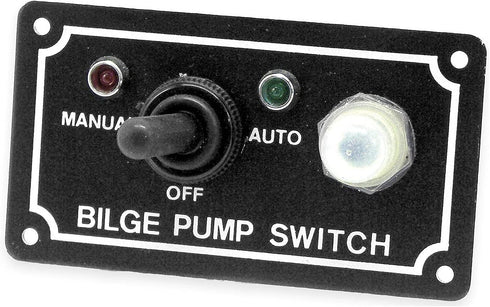 Shoreline Marine Bilge Pump Switch, 3-Way Panel