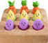 Generic Carrot Toy for Dog | Squeaky Interactive Slow Feeder,Puppy Carrot Toys with Carrots - for Pet Puppy Kitten