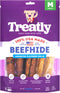 USA Beefhide Rolls 6-7" Dog Chew Treats - 5 Count/1 Pack, Chicken & Beef Flavor