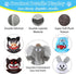 Bzonsmart Dog Squeaky Toys Tough Plush Chew Toys Bundle for Small Medium Large Dogs Interactive Dog Toys to Keep Them