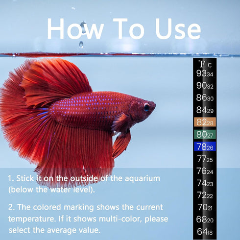 AQUANEAT 300W Aquarium Heater, Adjustable Submersible Water Thermostat with Thermometer for Fish Tanks