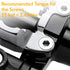 Venzo Bicycle Toe Clips Pedal Adapters for Indoor Exercise Bike - Compatible with Peloton, Convert Look Delta to Toe