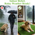 3'x5', HEBE Fake Grass Pee Pad for Dogs Artificial Grass Turf for Indoor Outdoor Potty Training, Washable Dog Potty