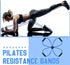 Junkin Pilates Reformer Resistance Band, Elastic Loop Tube Bands for Home Fitness Equipment for Women