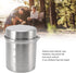 Set Set Wood Stove Cooking Pot Wood Stove Cooking Pot Cookware Stainless Steel Pot Plant for Outdoor Outside